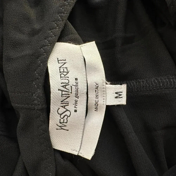 Yves Saint Laurent Rive Gauche‎ Black Evening Dress - Picture 5 of 6